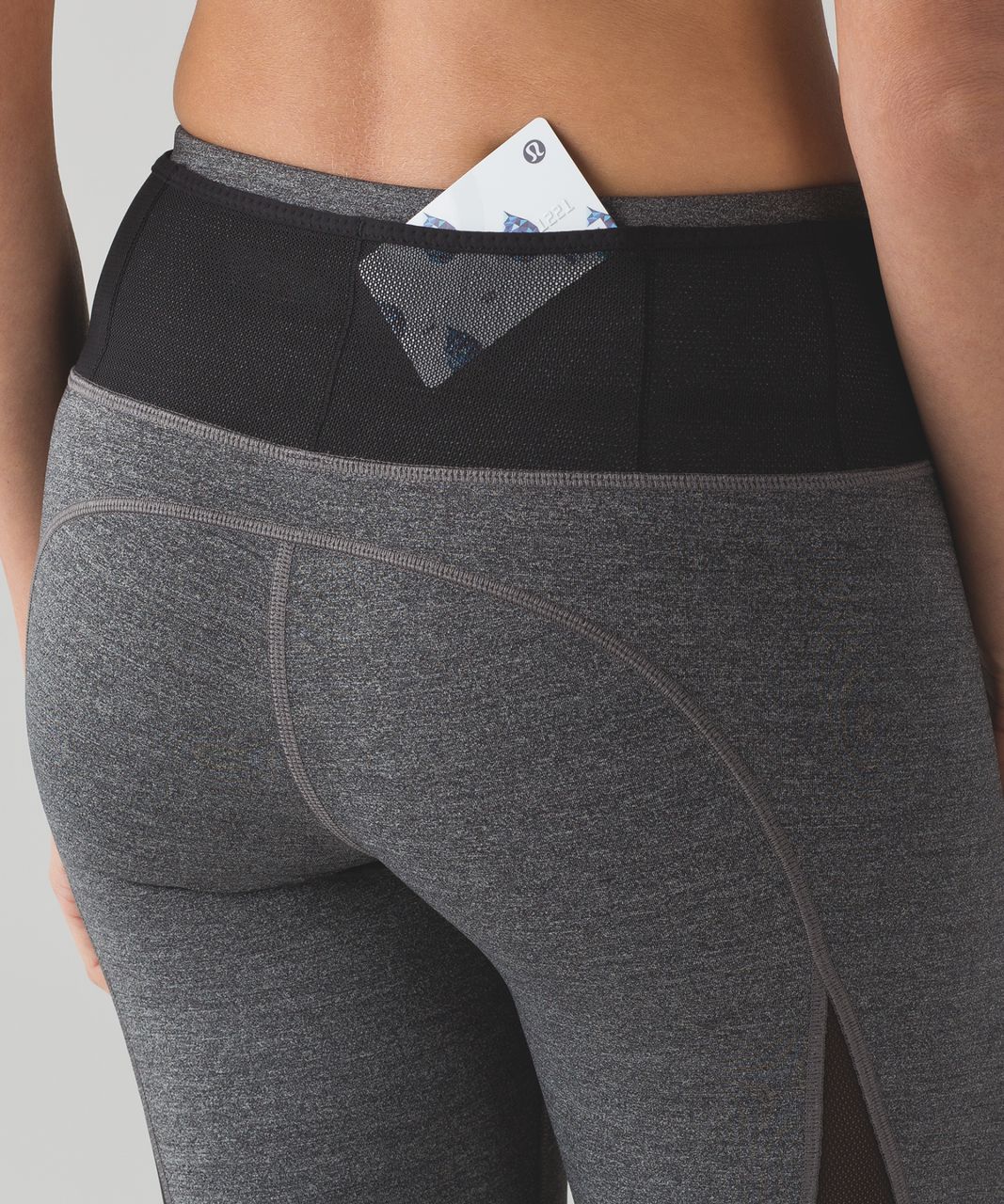 Lululemon Turn Around Tight - Heathered Herringbone Heathered Black White -  lulu fanatics