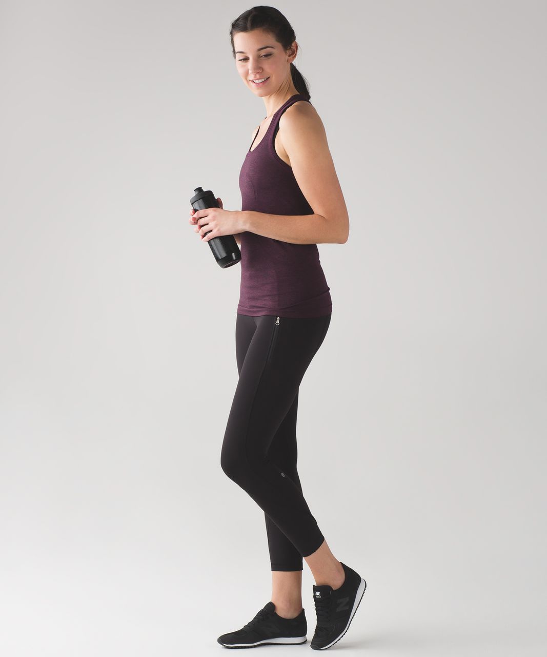 Lululemon Swiftly Tech Racerback - Plum / Black