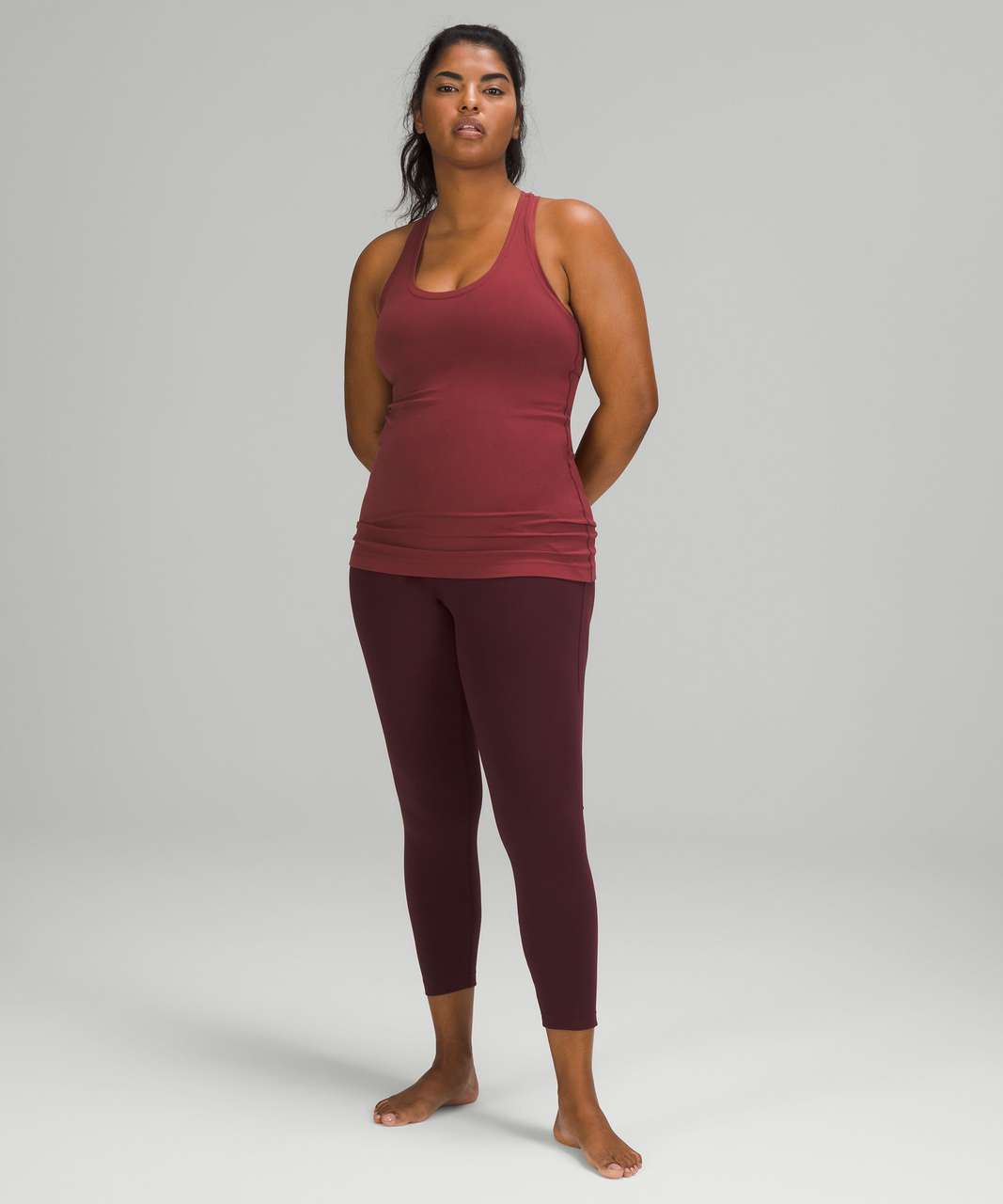 Lululemon Cool Racerback Tank Top *Nulu - Mulled Wine