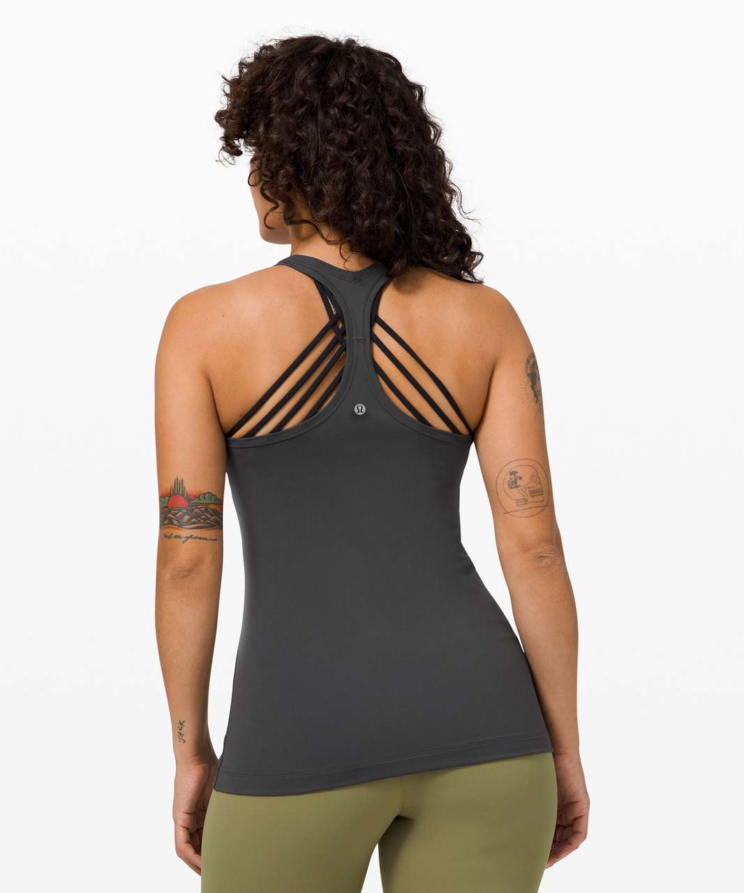 Lululemon Cool Racerback Tank Top *Nulu - Graphite Grey