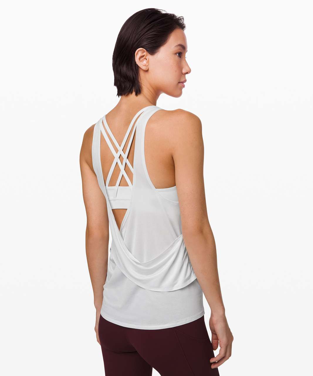 Lululemon Reenergized 2-in-1 Tank - Alpine White / Alpine White