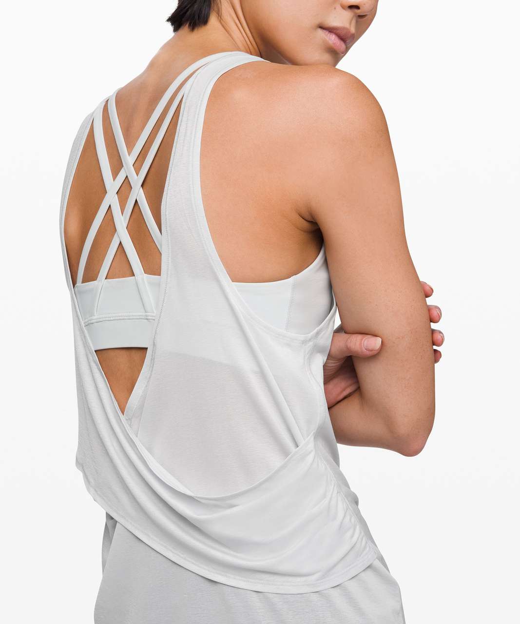 Lululemon Reenergized 2-in-1 Tank - Alpine White / Alpine White