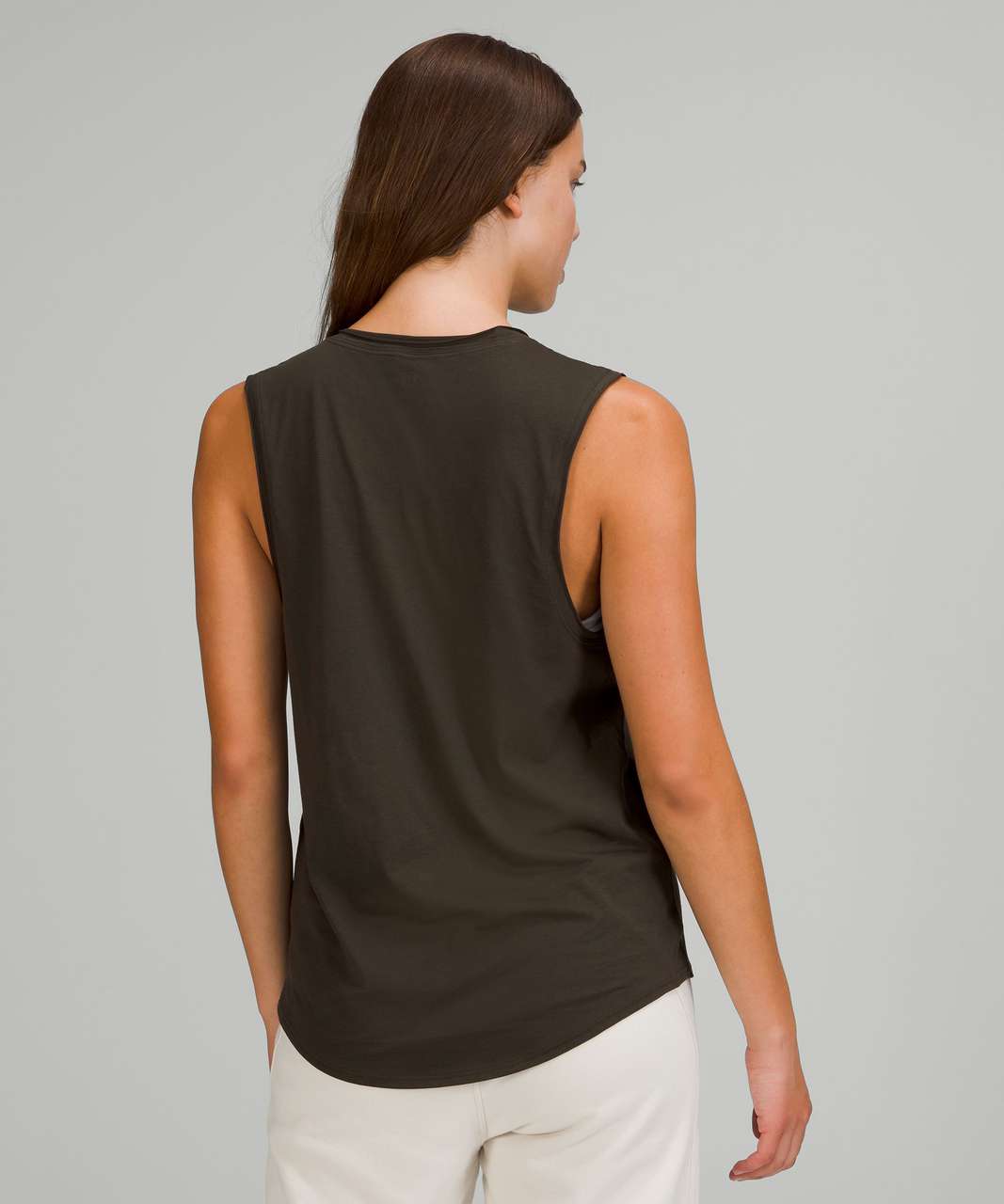 Lululemon Show Your Edge Muscle Tank - Dark Olive