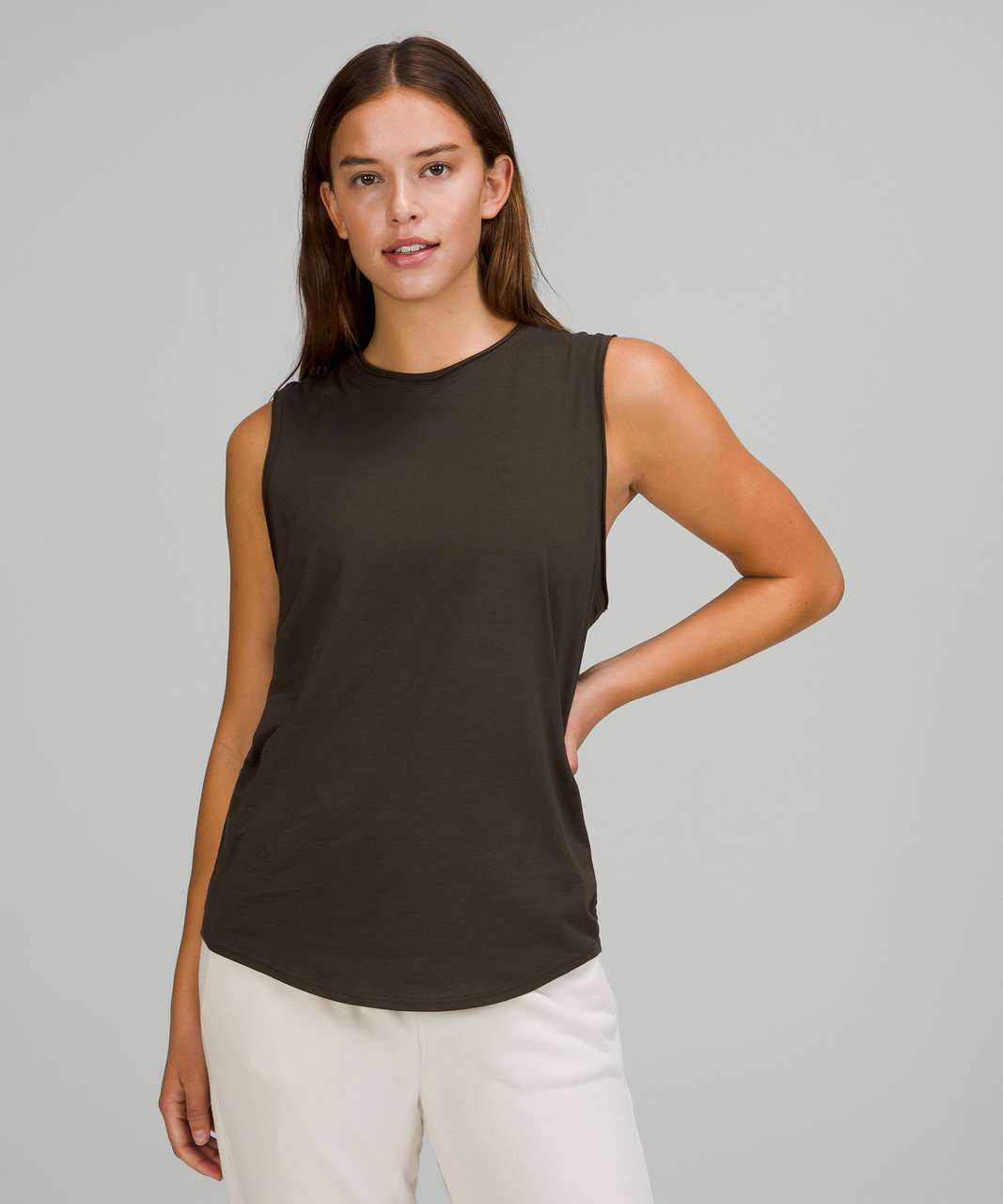 Lululemon Show Your Edge Muscle Tank - Dark Olive