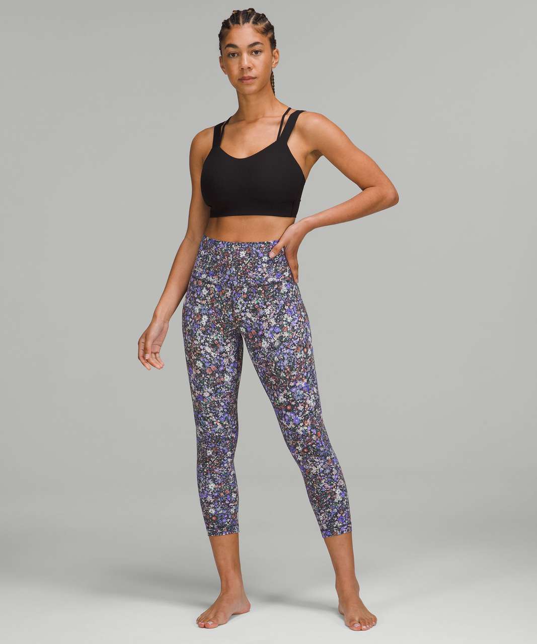 Lululemon Align High-Rise Crop 23" - Flower Burst Multi