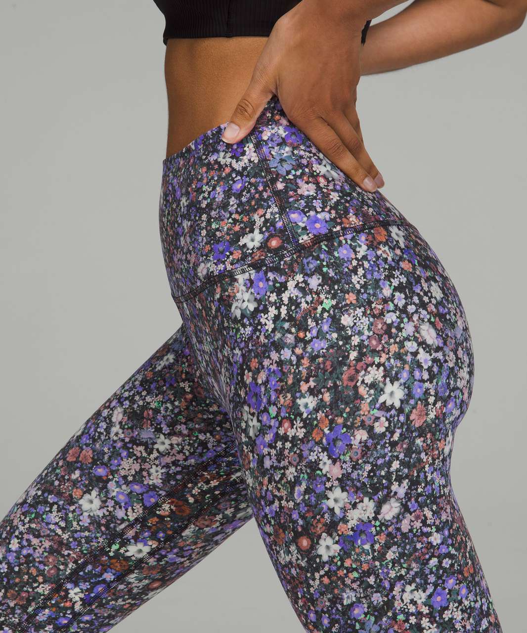 Lululemon Size 2 Align HR Crop 21” Flower Burst Multi FLBM High Rise  Leggings