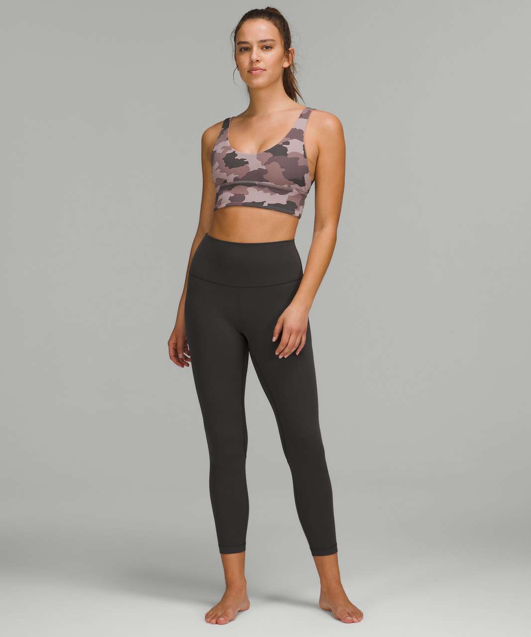 Lululemon Align Reversible Bra *Light Support, A/B Cups - Heritage 365 Camo  Brier Rose Multi / Brier Rose - lulu fanatics