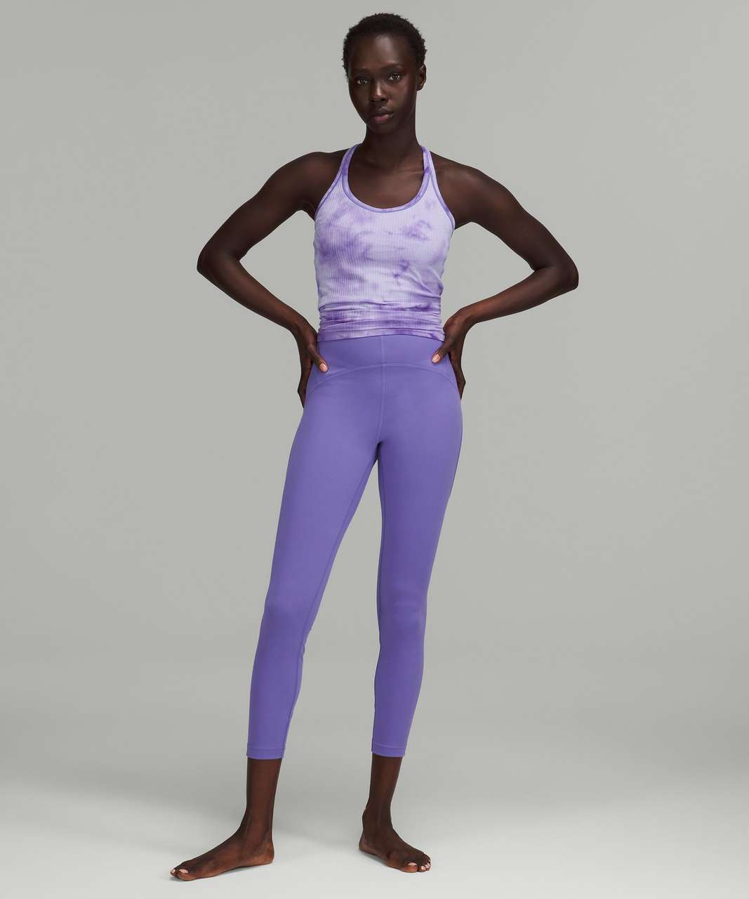 InStill High-Rise Tight 25, Heathered Wild Indigo