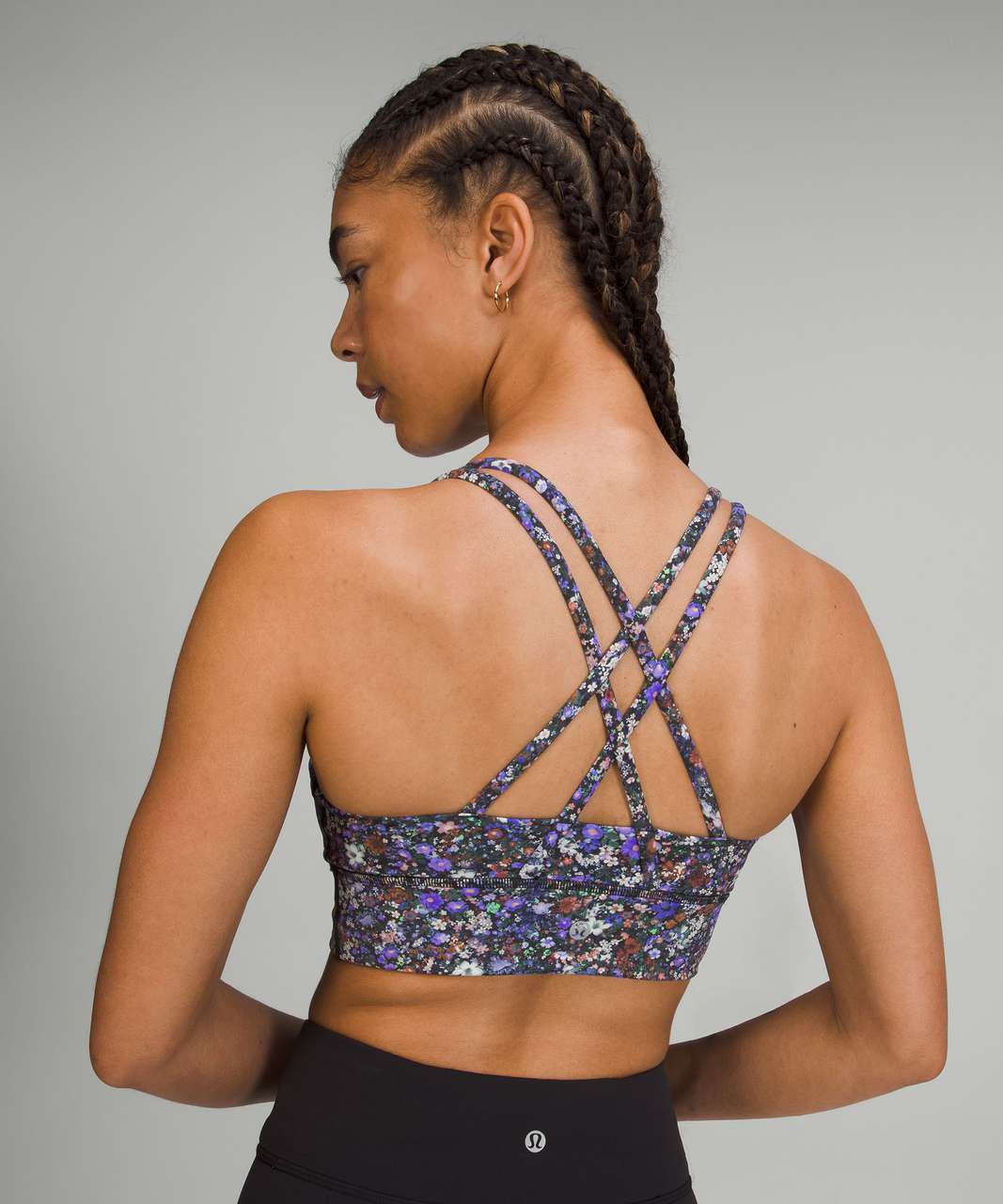 Lululemon Energy Bra *Long Line - Eternal Wave White - lulu fanatics