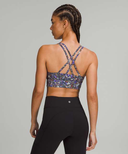 Lululemon Energy Bra *Long Line - White - lulu fanatics