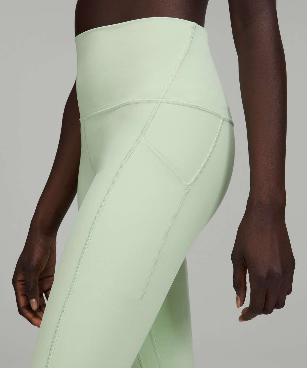 On the fence about this color on my skin tone. Thoughts? Align leggings and  Define Jacket in creamy mint. : r/lululemon