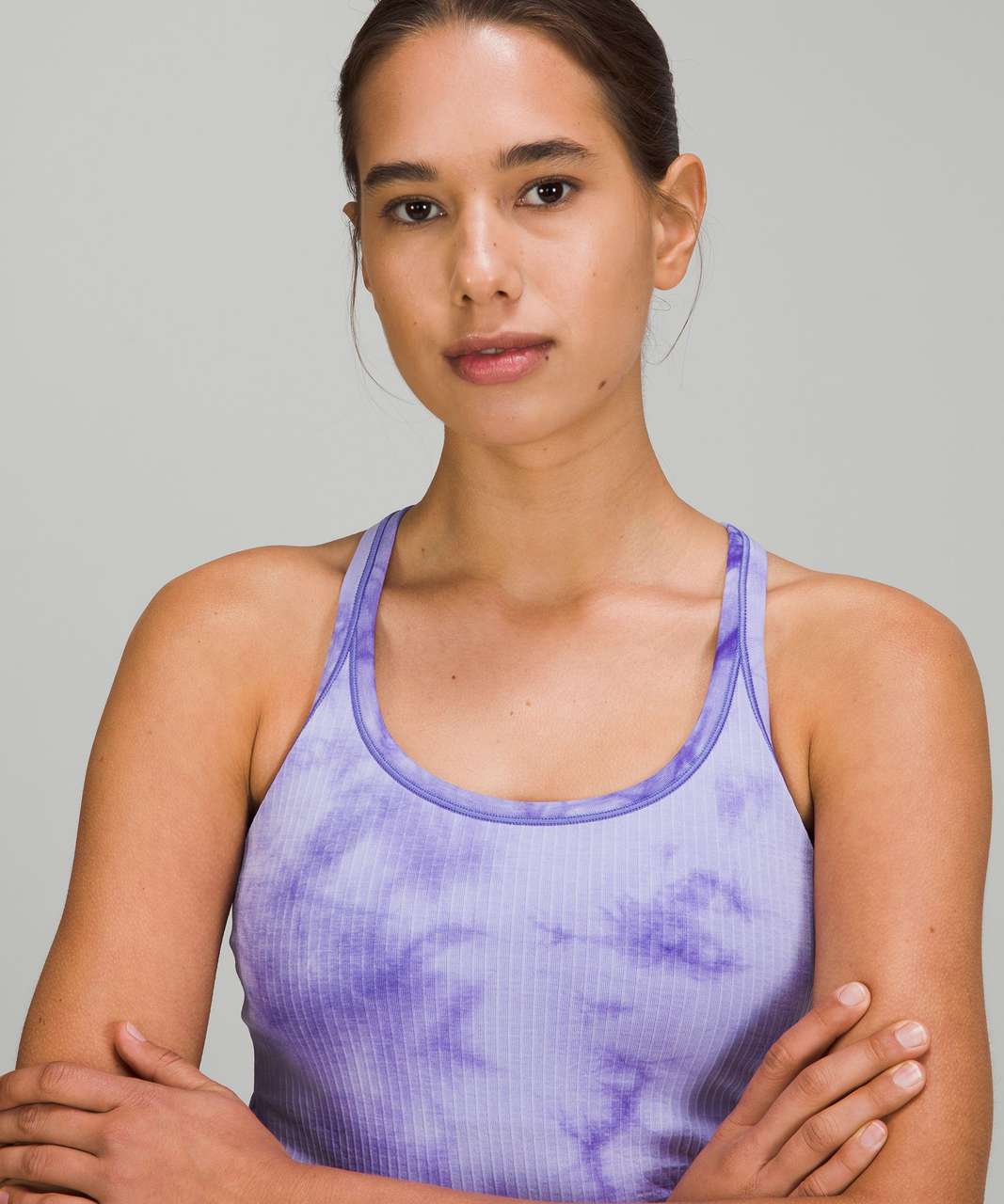 NWT LULULEMON ICBU Ice Blue Ebb To Street Built In Bra Tank Top 4