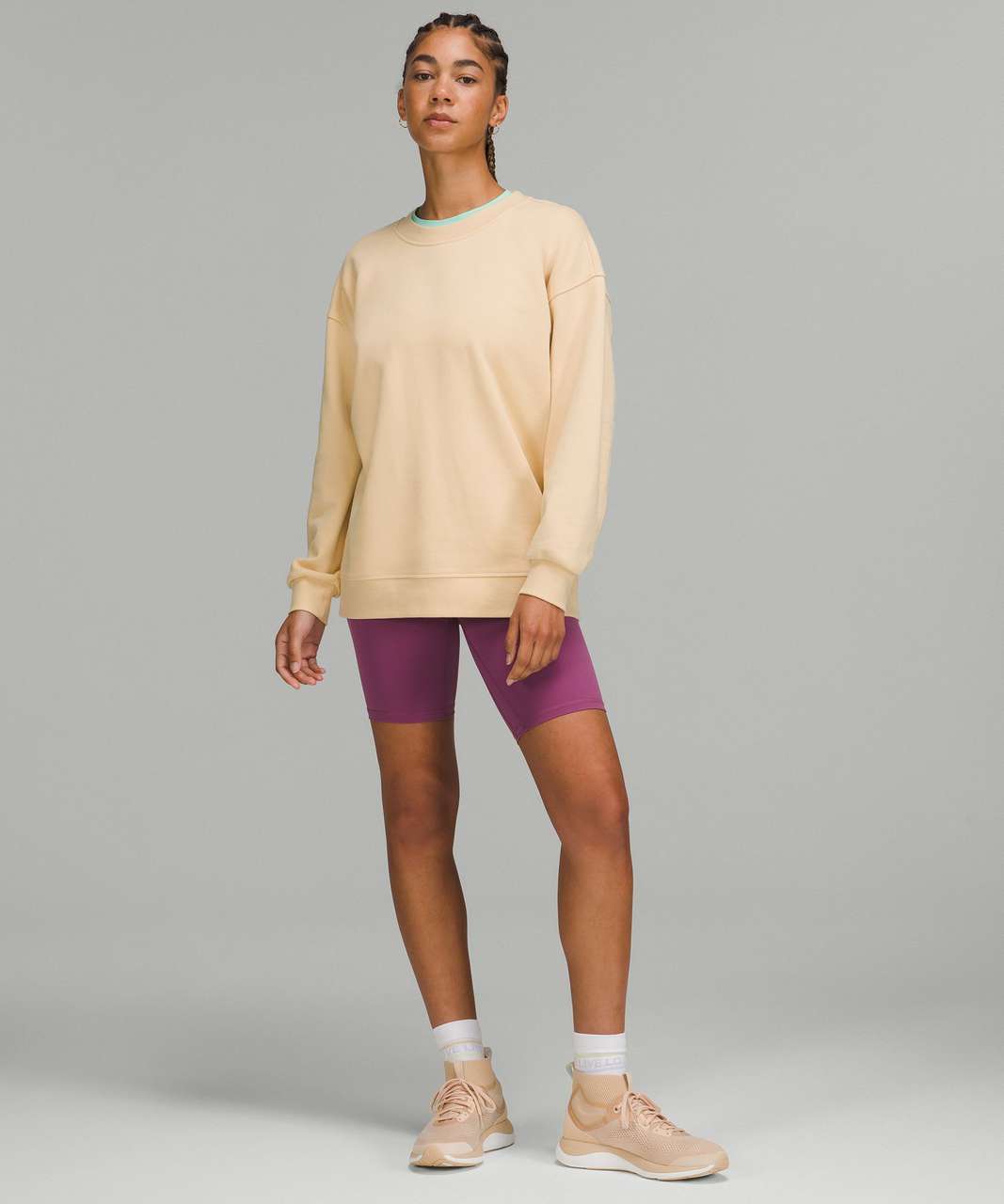 Lululemon Perfectly Oversized Crew - Prosecco