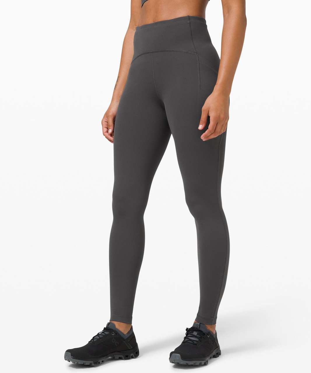 Lululemon Fast and Free Tight 28 *Non-Reflective - Graphite Grey - lulu  fanatics