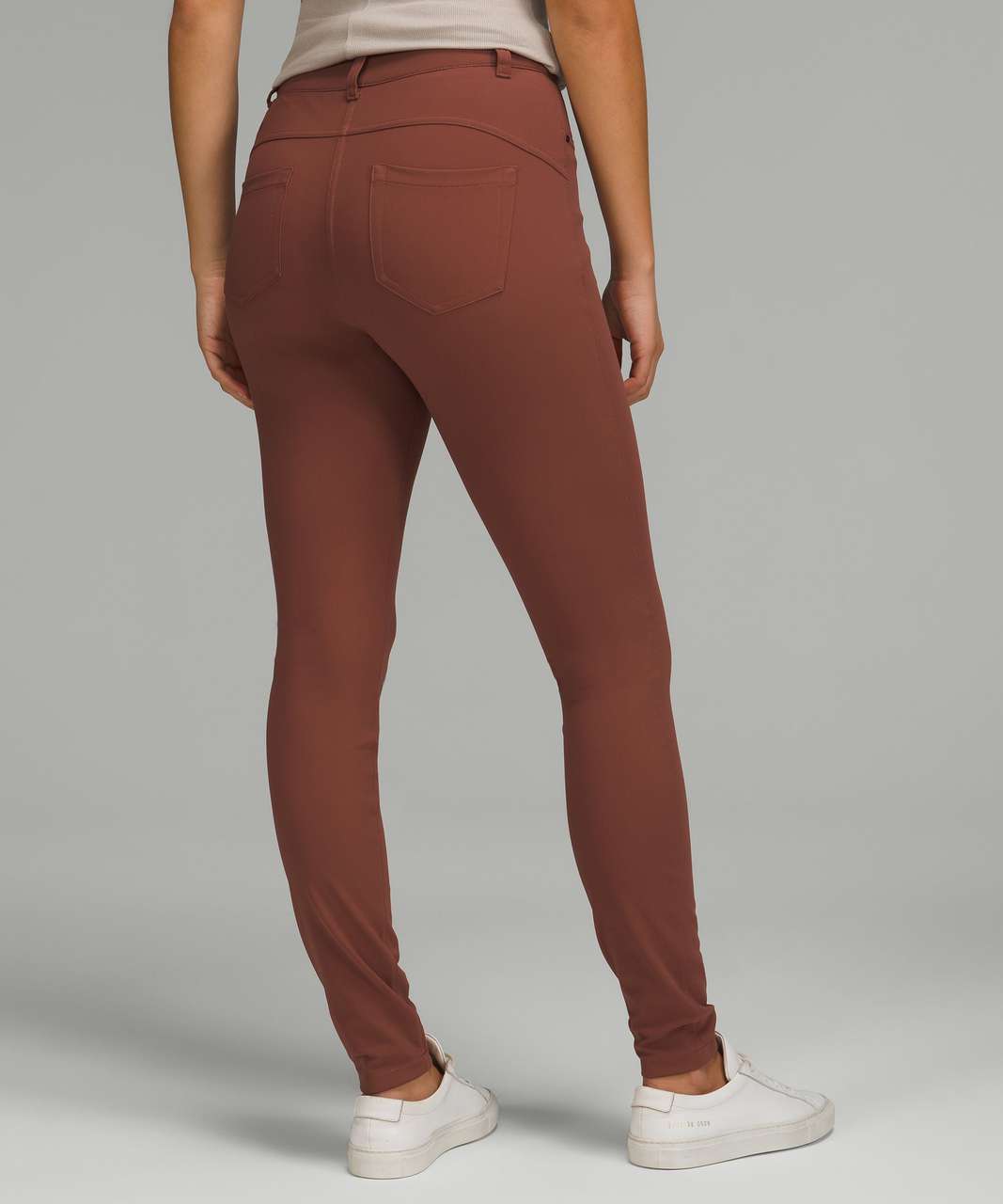 Lululemon City Sleek Slim-Fit 5 Pocket High-Rise Pant - Ancient Copper /  Ancient Copper - lulu fanatics