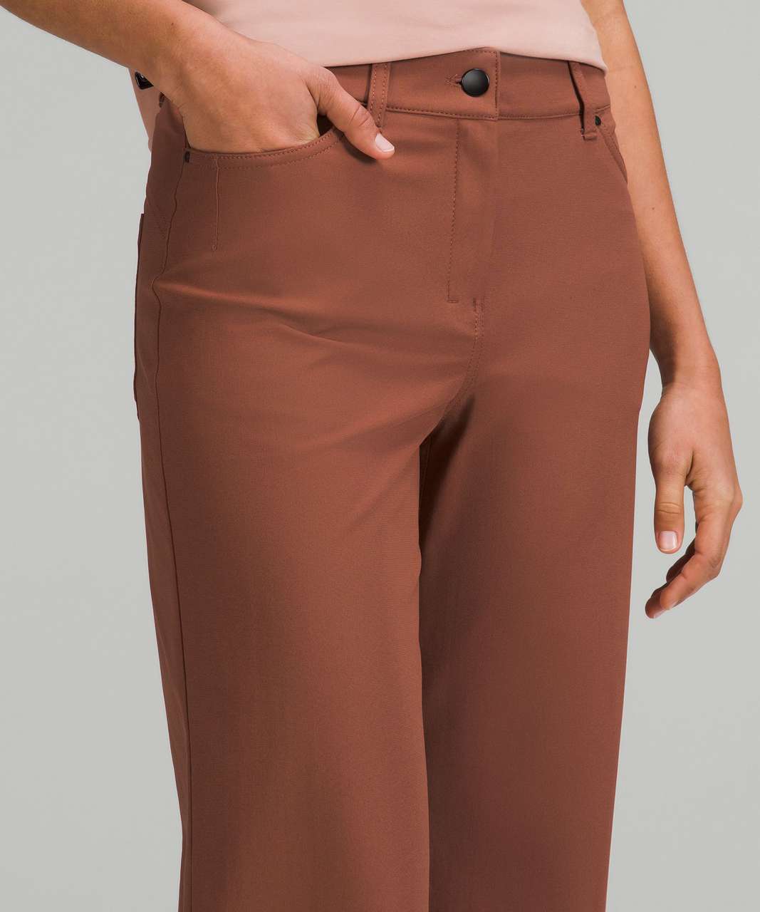 City Sleek Slim-Fit 5 Pocket High-Rise Pant, Artifact/Artifact