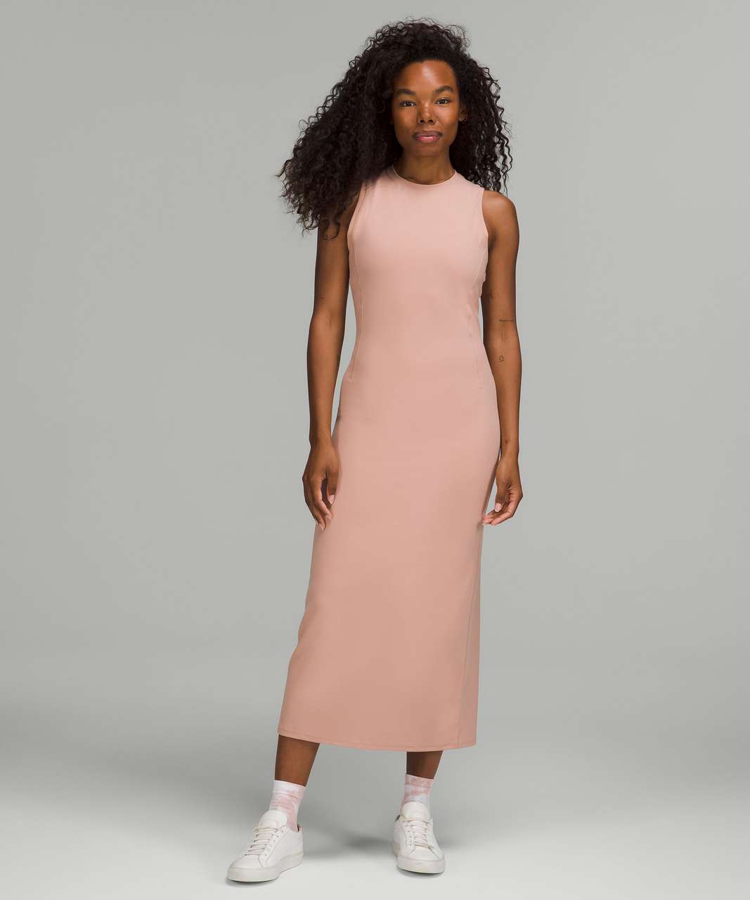 Lululemon All Aligned Midi Dress - Pink Clay