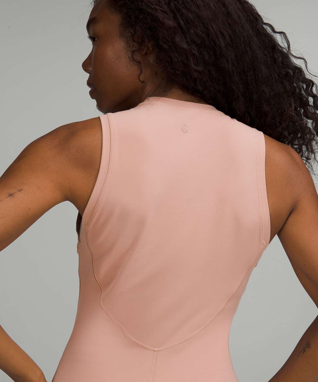 Lululemon All Aligned Midi Dress - Pink Clay - lulu fanatics