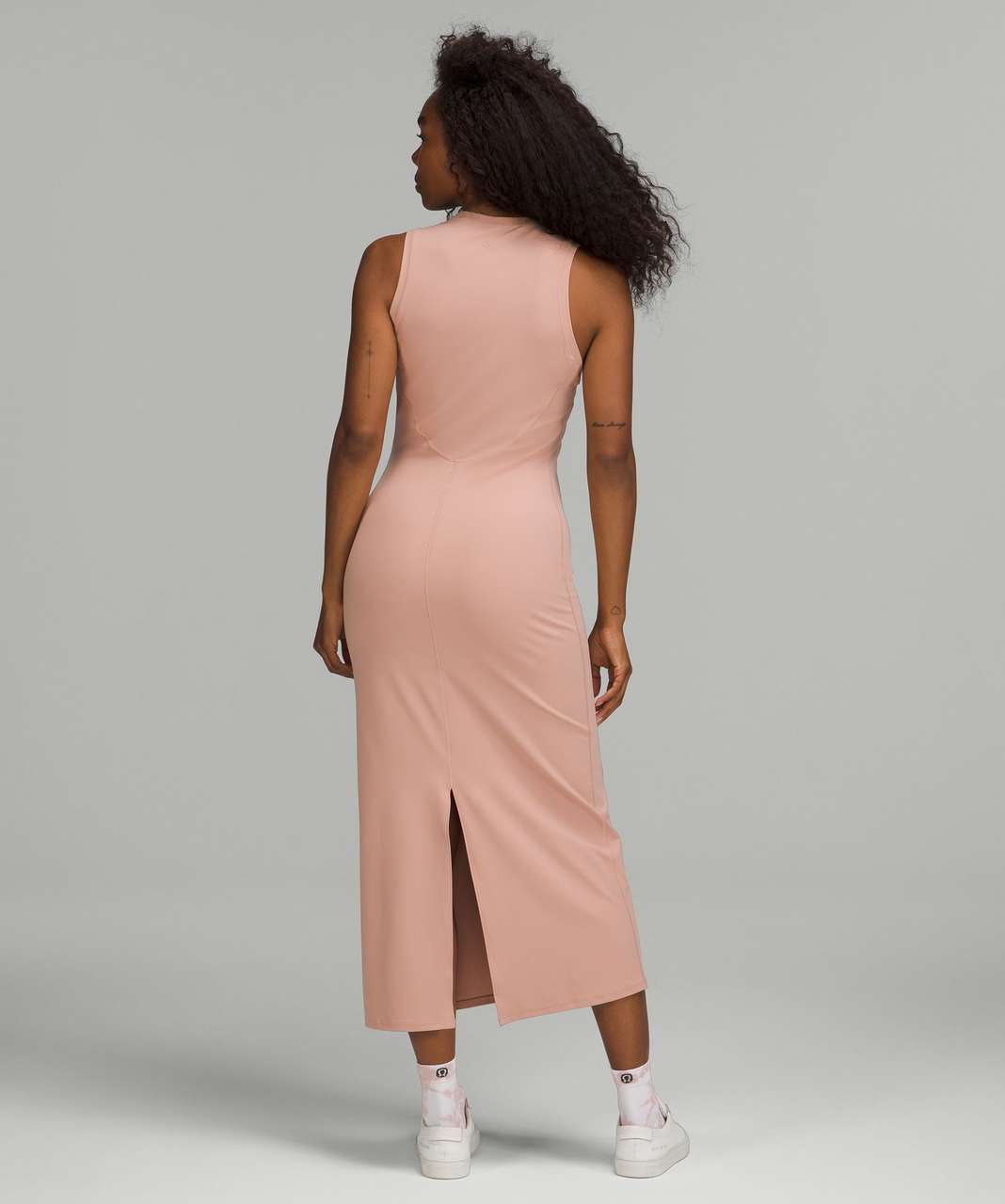 Lululemon All Aligned Midi Dress - Pink Clay