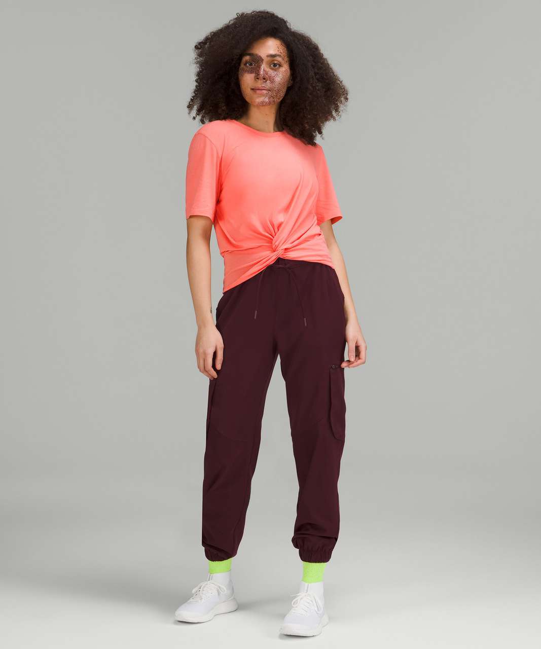 Lululemon Crescent Tee *Veil - Pink Lychee - lulu fanatics