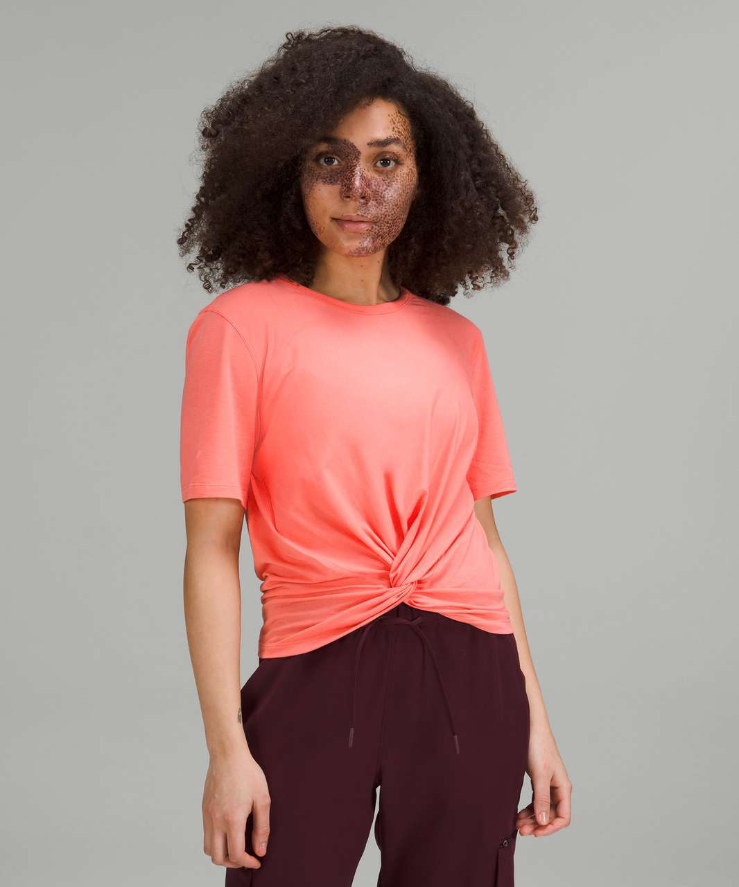 Lululemon Crescent Tee *Veil - Pink Lychee - lulu fanatics