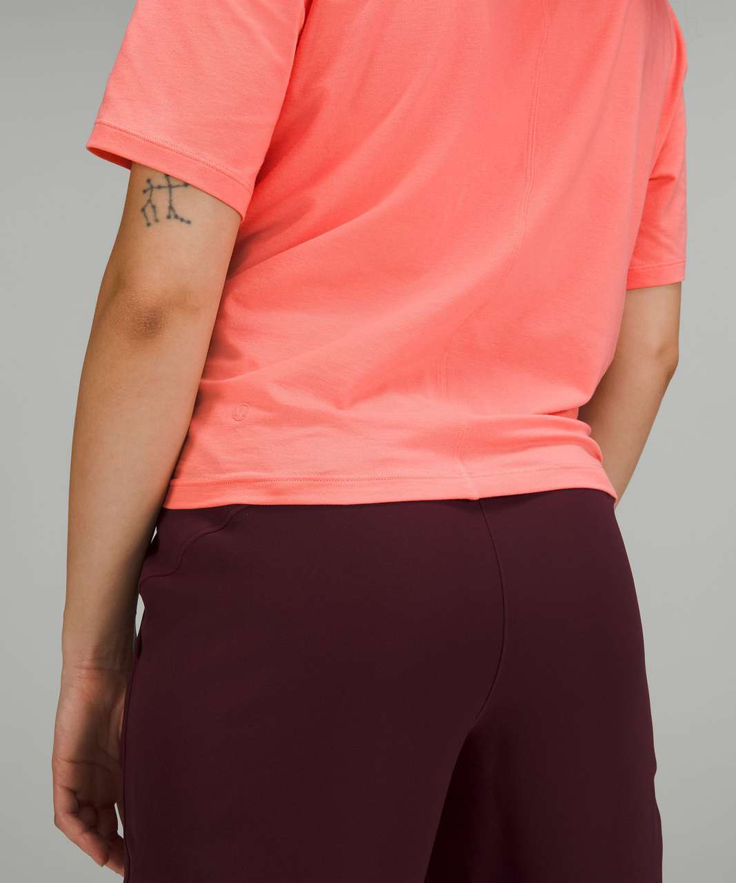 Lululemon Crescent T-Shirt - Raspberry Cream - lulu fanatics