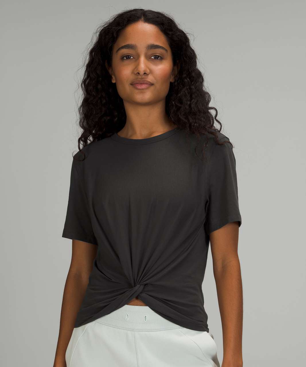 Lululemon Crescent T-Shirt - Graphite Grey - lulu fanatics