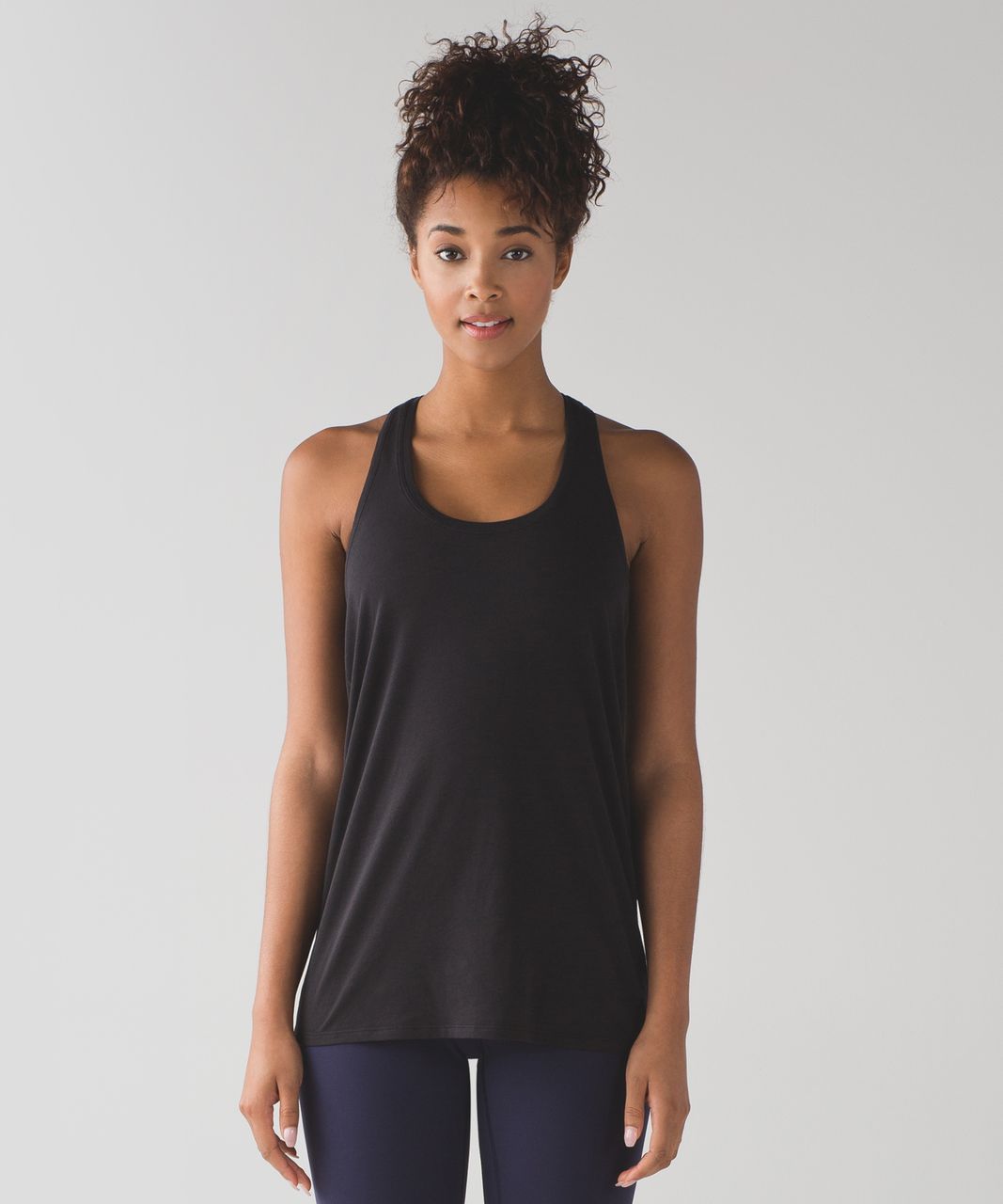 Lululemon Yogi Racerback IV - Black - lulu fanatics