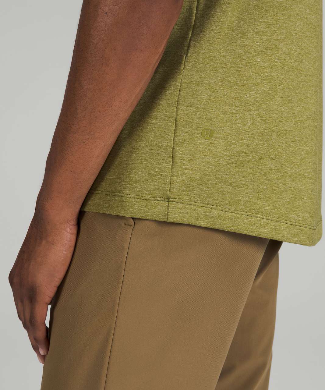 Lululemon Evolution Short Sleeve Polo Shirt - Heathered Juniper Green