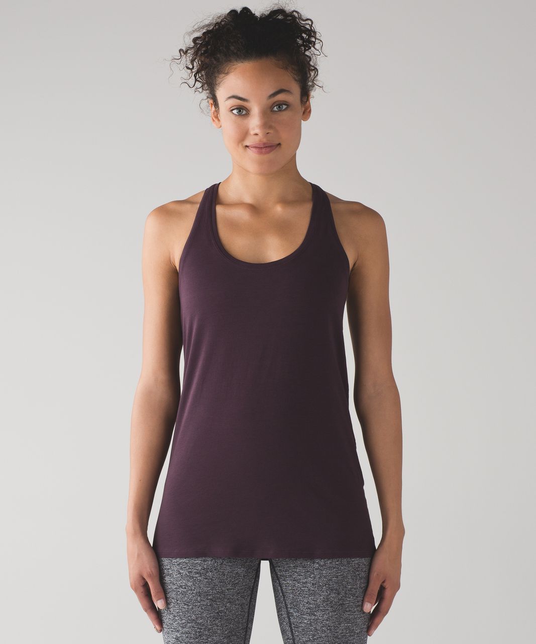 Lululemon Yogi Racerback IV - Black Cherry