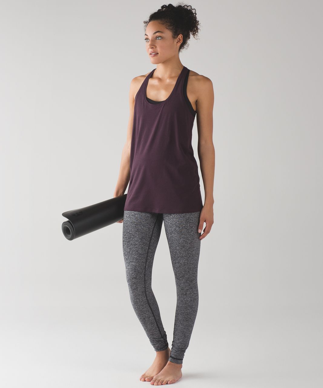 Lululemon Yogi Racerback IV - Black Cherry