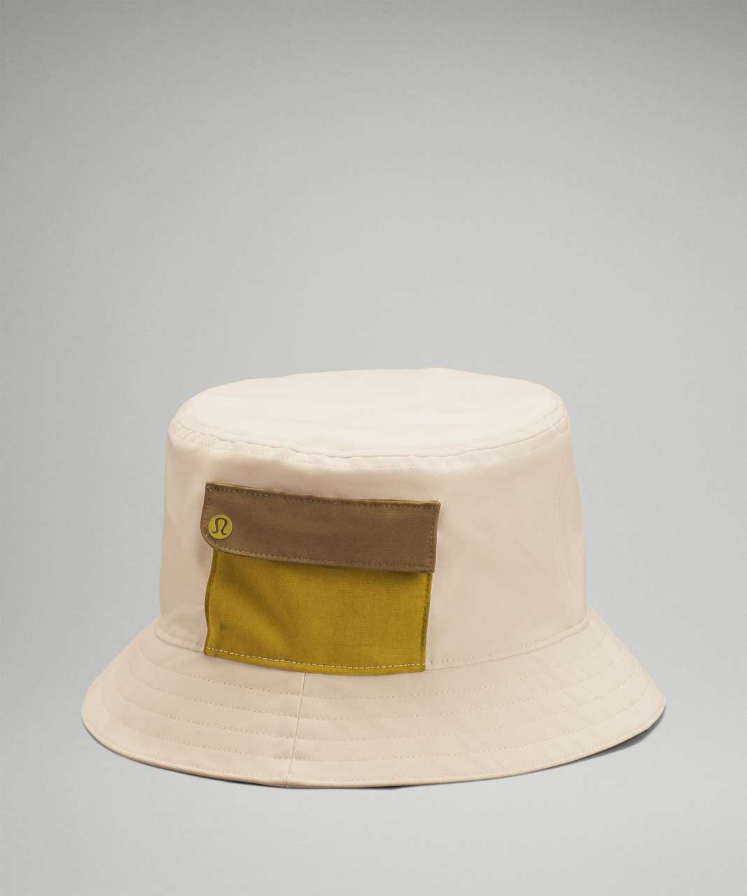 Lululemon On My Level Bucket Hat - White Opal / Auric Gold / Artifact