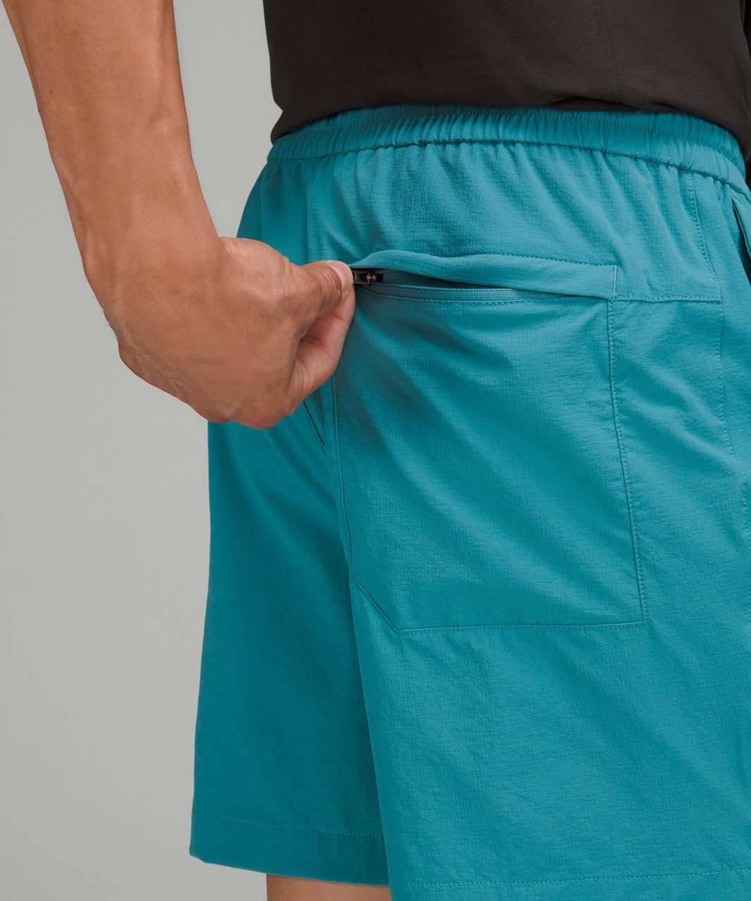 lululemon athletica, Shorts, Lululemon Mens Bowline Stretch Ripstop Short  5 Crest Teal Water Repellent Xl