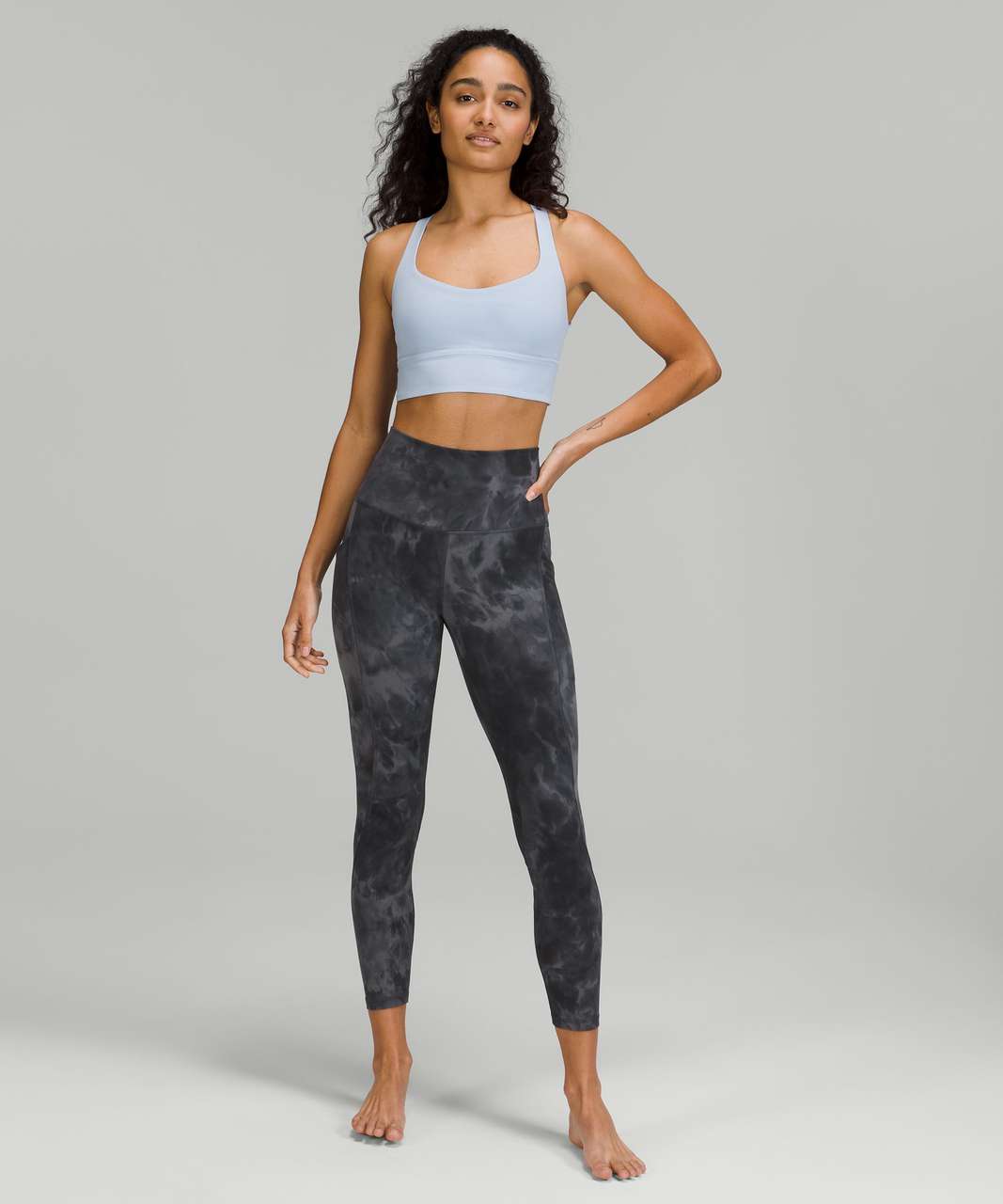 NEW LULULEMON Align 25 Pant 4 Diamond Dye Stargaze Pitch Grey