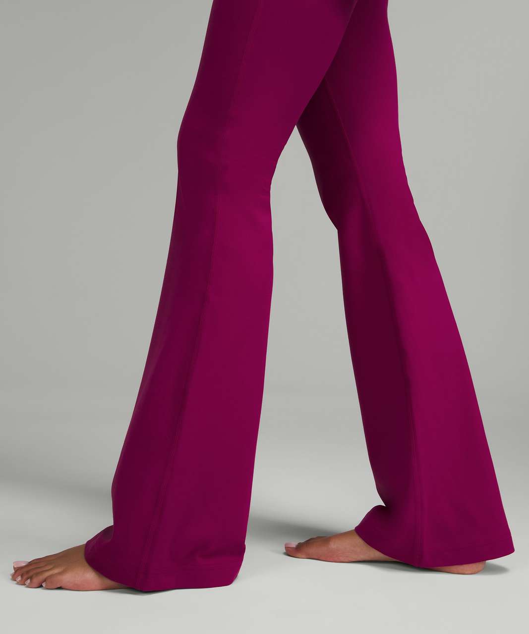 lululemon athletica, Pants & Jumpsuits, Used Lululemon Groove  Superhighrise Flared Pant Nulu Magenta Purple Size 4