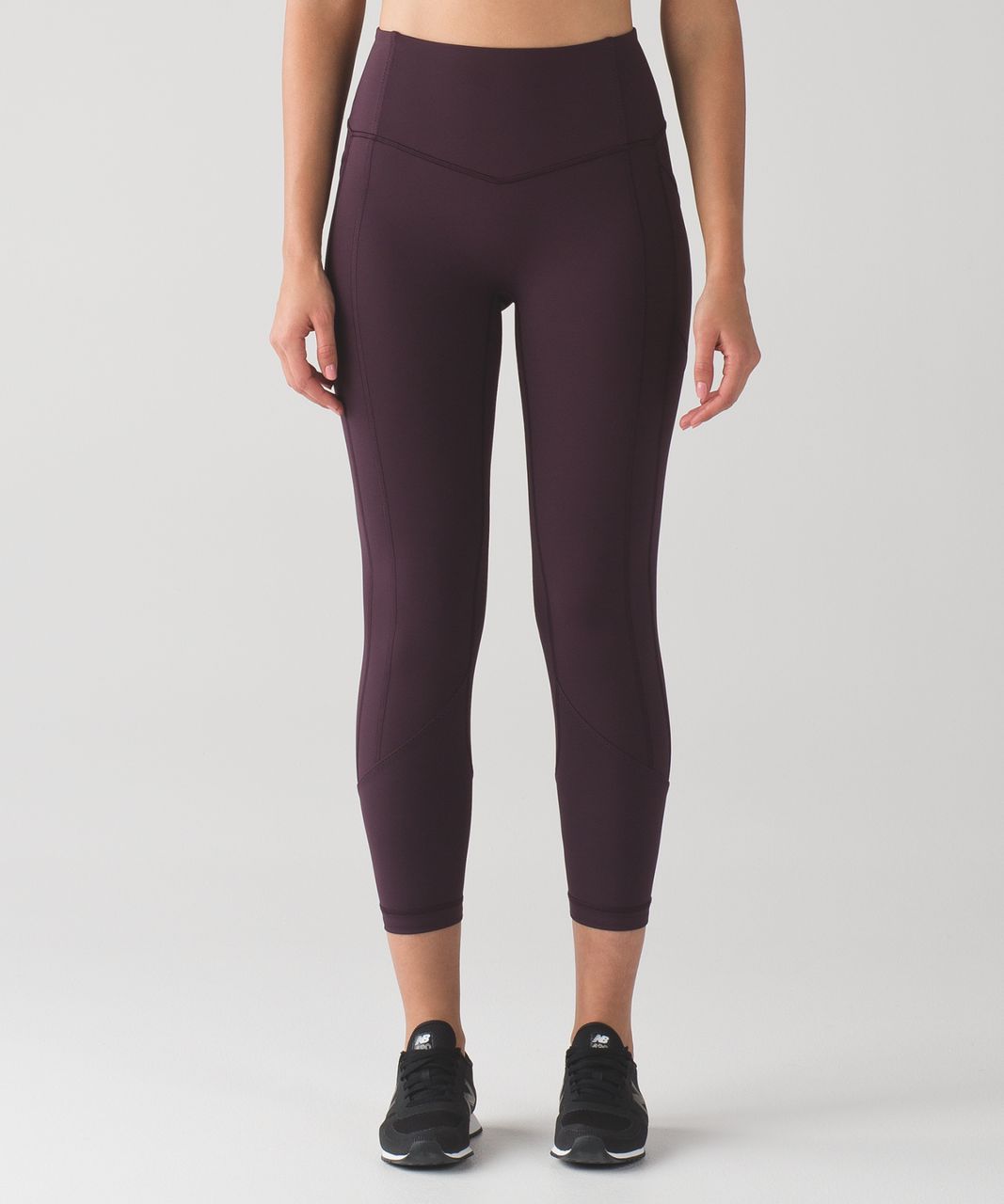 Lululemon All The Right Places Crop II *23" - Black Cherry