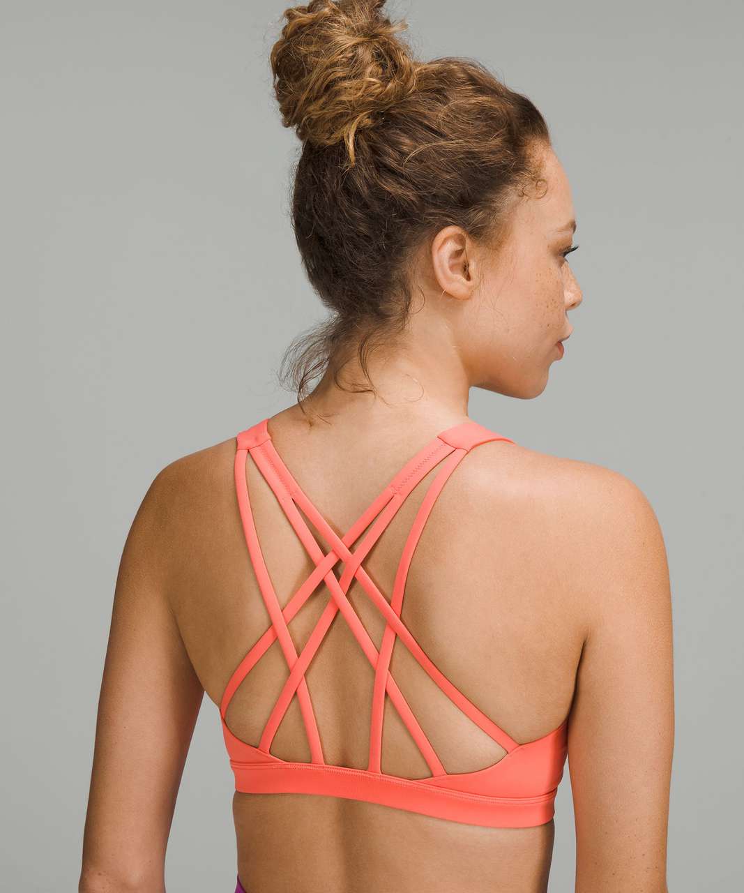 Lululemon Free to Be Serene Bra *Light Support, C/D Cup - Raspberry Cream -  lulu fanatics