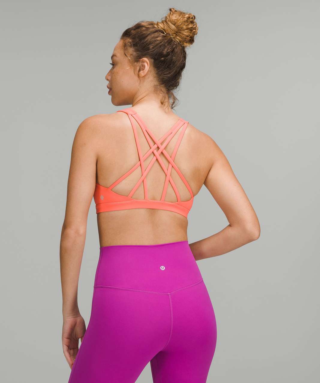 NEW Lululemon Free to Be Serene Bra Light Support C/D Cup Pink