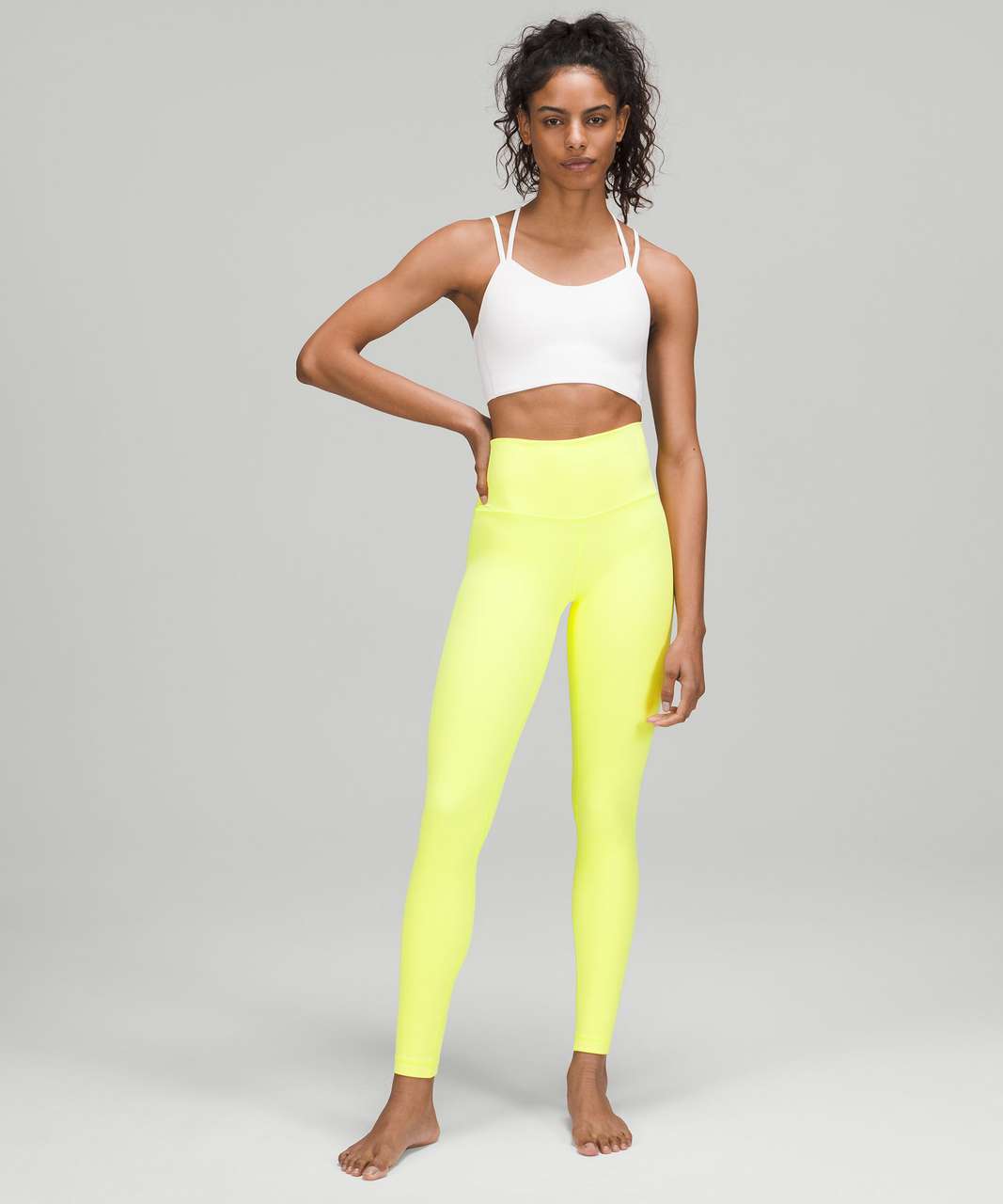 Lu Lu Yoga High Waist Lemon High Waisted Running Leggings For