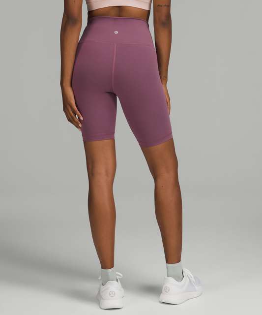 New Wunder Train 8inch shorts in Midnight Orchid (8). I didn't like the  6inch Wunder Train shorts as they gave me muffin top leg because the leg  cuff was too tight, even