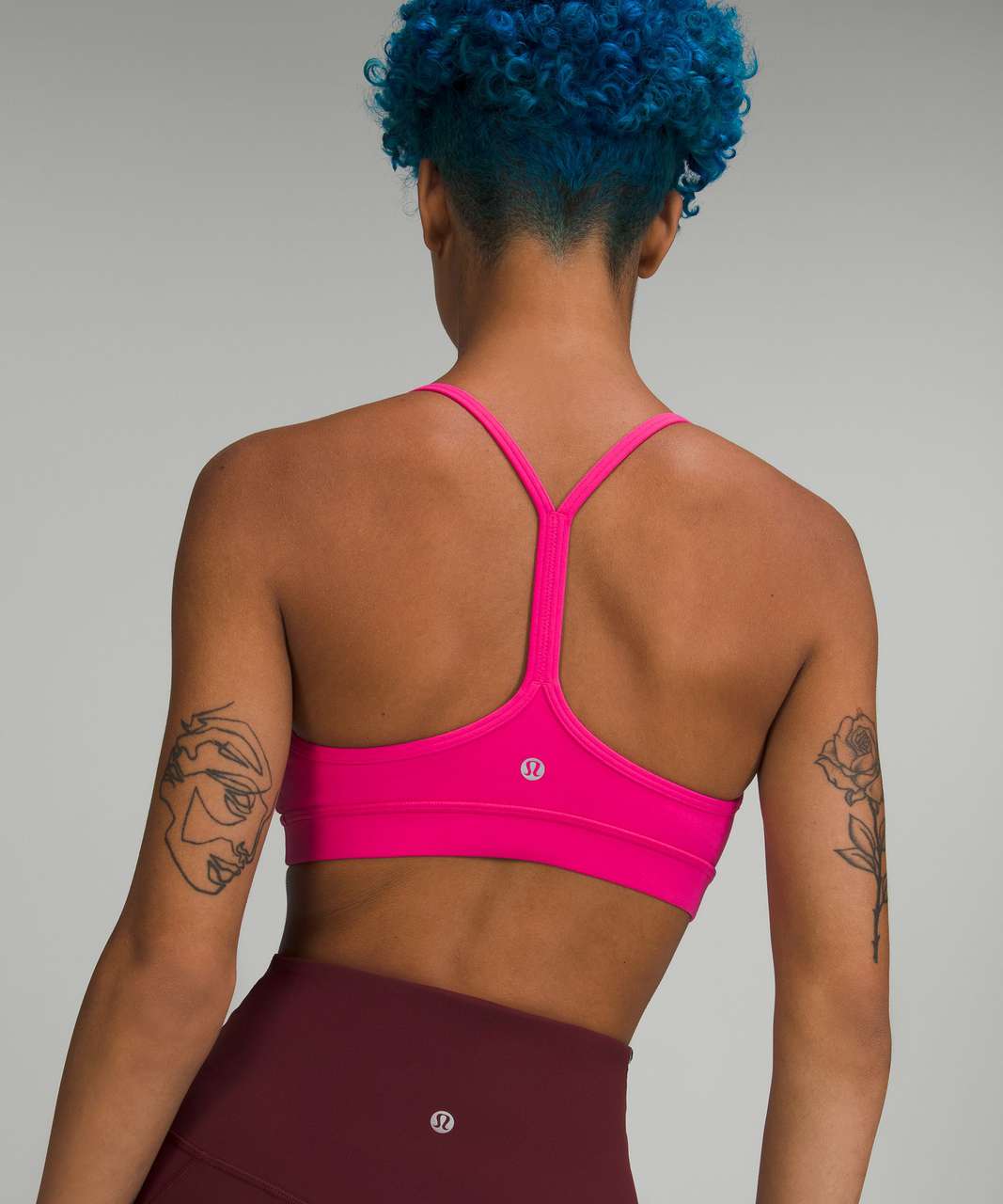 Lululemon Lululemon Flow Y Nulu Bra Light Support Pink Lychee Size