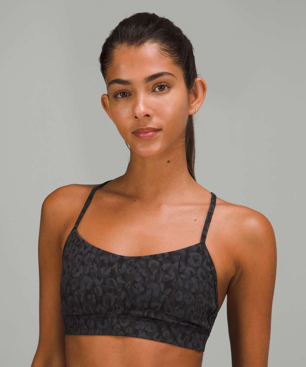 Lululemon Flow Y Nulu Bra *Light Support, A–C Cups - Intertwined Camo Deep  Coal Multi - lulu fanatics