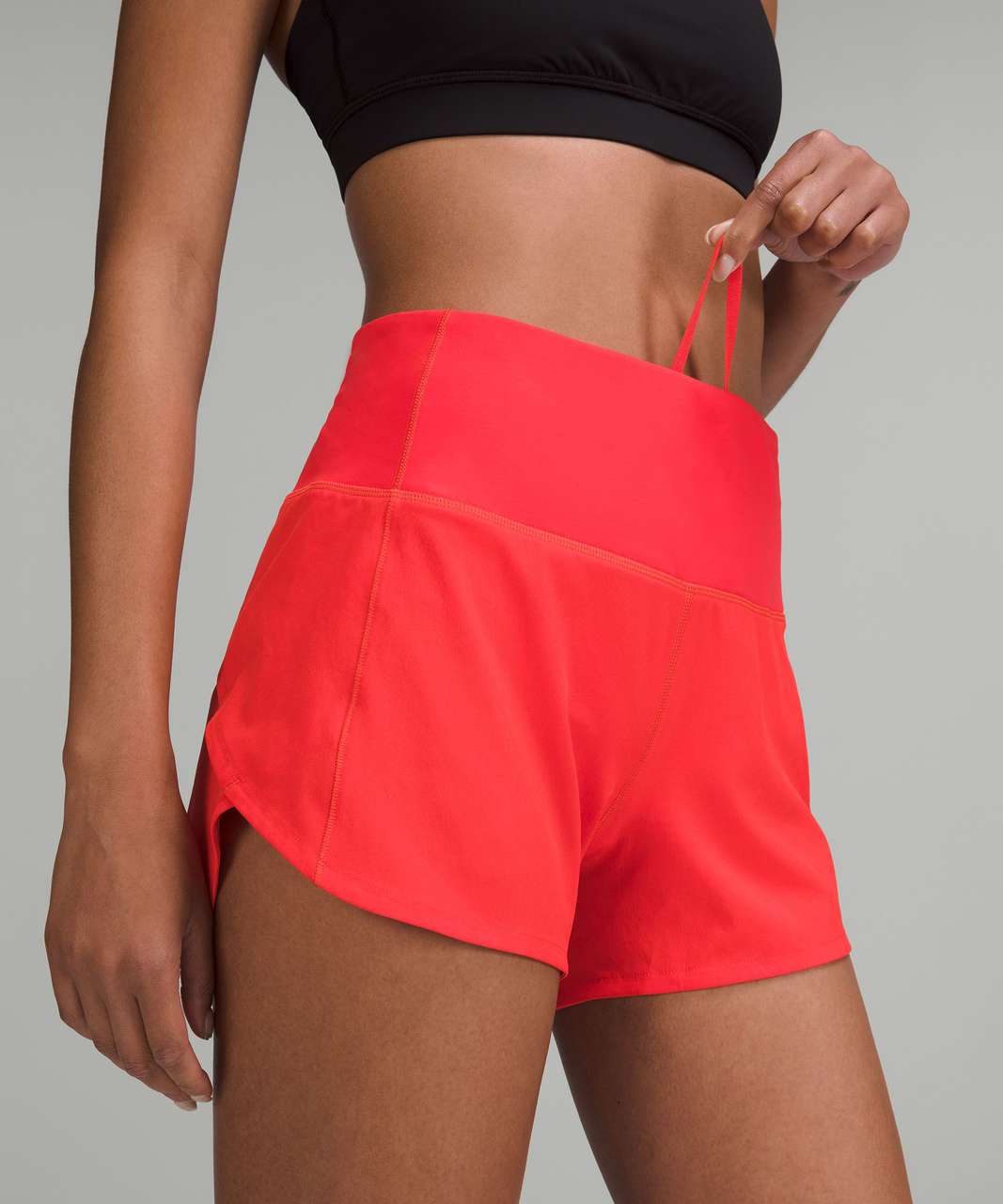 Lululemon Speed Up Mid-Rise Lined Short 4” Red Size 6 - $32 (52% Off  Retail) - From micayla