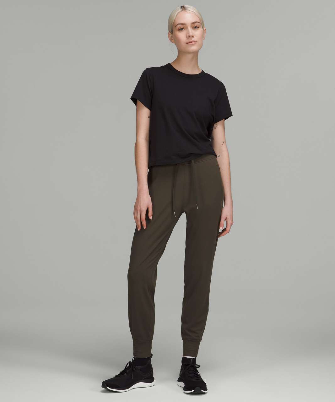 Lululemon Dance Studio Mid-Rise Jogger - Dark Olive - lulu fanatics