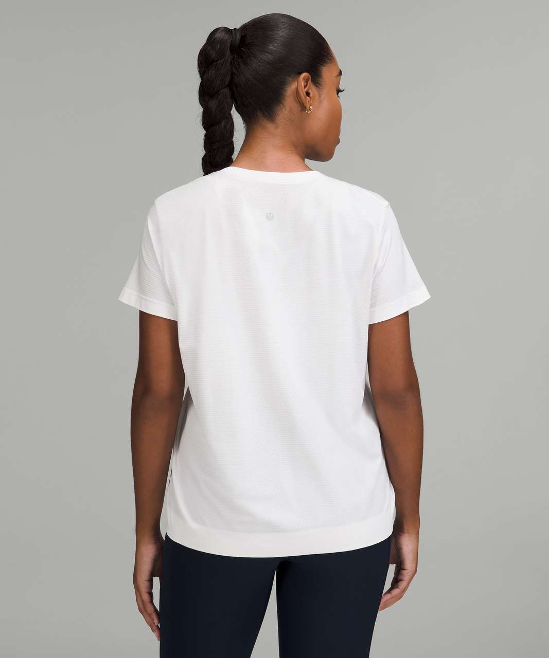 Lululemon Ribbed Micro-Modal Half Sleeve T-Shirt - White - lulu