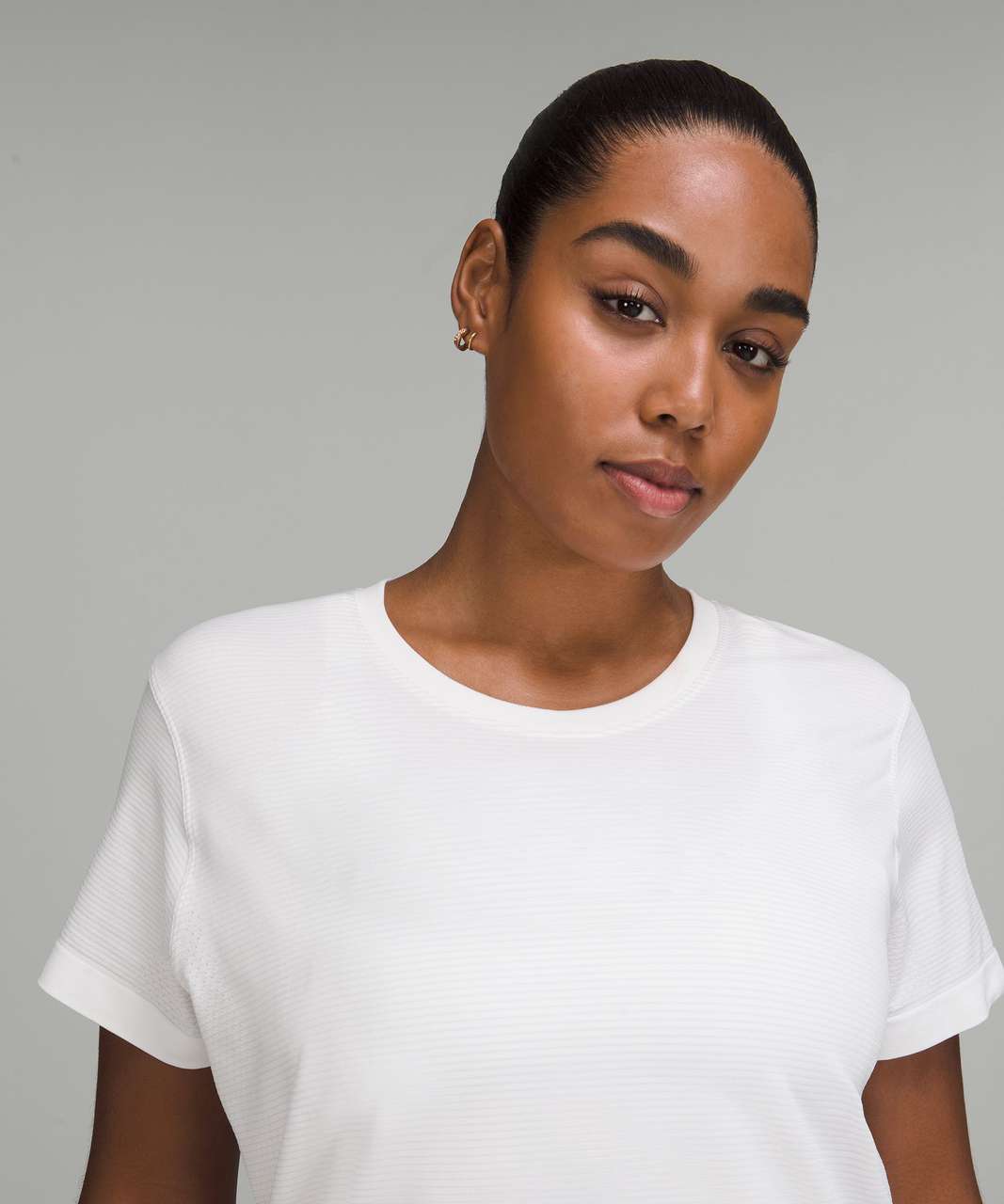 Lululemon Swiftly Relaxed-Fit Short Sleeve T-Shirt - White / White - lulu  fanatics