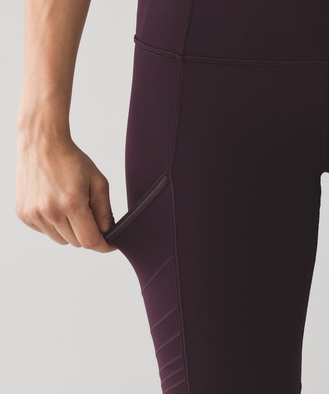 Lululemon Fresh Tracks Tight - Black Cherry