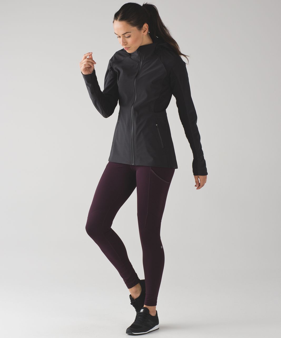 Lululemon Fresh Tracks Tight - Black Cherry