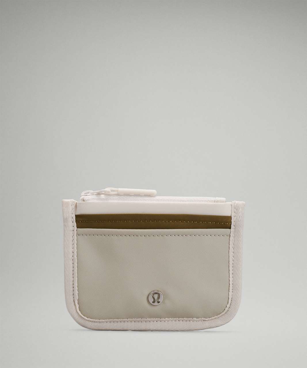 Lululemon True Identity Card Case - Raw Linen / Artifact / White Opal