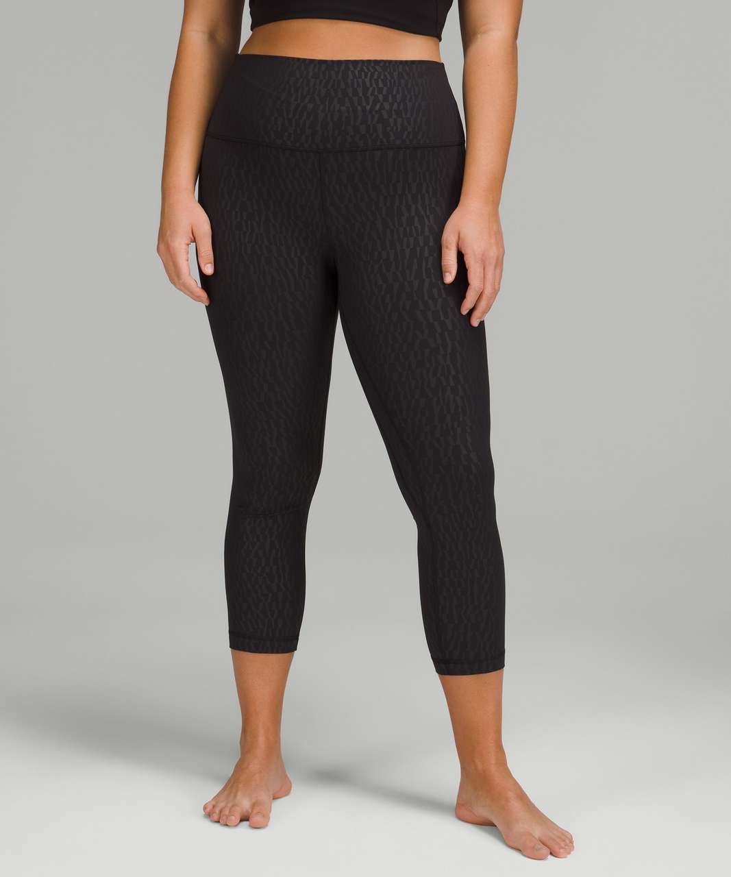 Lululemon Align Jogger Crop *23Black Granite Nulu in 2023